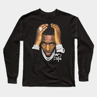 Young Dolph Big Head Long Sleeve T-Shirt